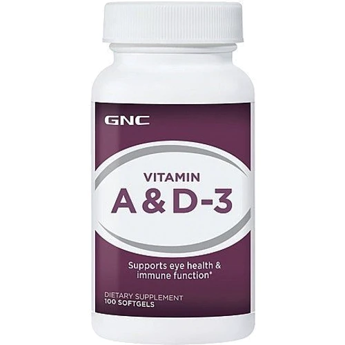 GNC Vitamin A & D-3 100 caps