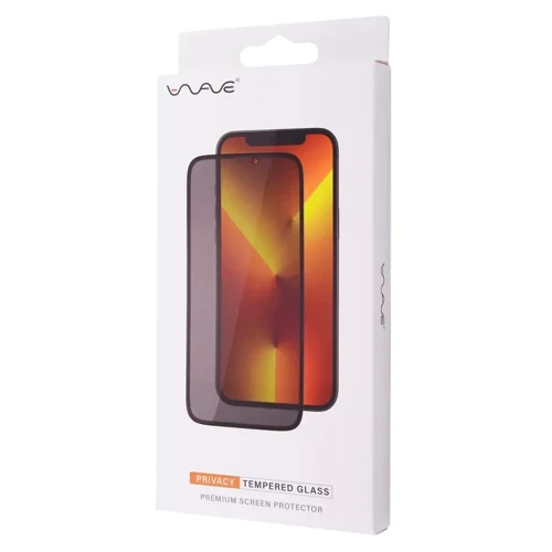 Защитное стекло для iPhone WAVE Tempered Glass Privacy Black for iPhone 15: Тип защиты экрана на экран