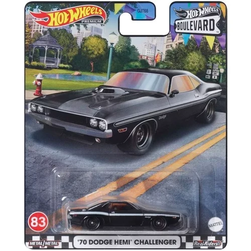 Машина Hot Wheels Премиальные автомобили 70 Dodge Hemi Challenger (GJT68/HKF25)