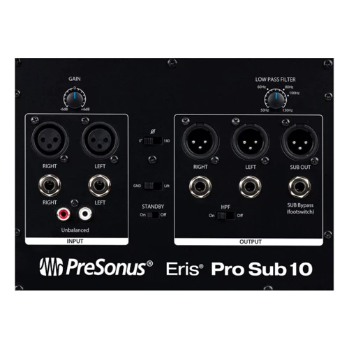 Студійний сабвуфер PRESONUS Eris PRO SUB 10: Вид Активный