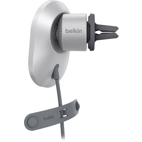 Держатель Belkin Car Holder Wireless Charger BoostCharge Pro Qi2 with MagSafe 15W Gray (WIC008btGR-V2)