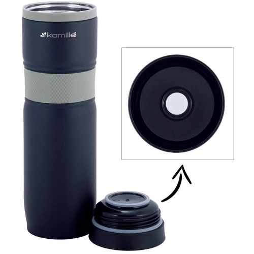 Термокружка Kamille KM-2068 900 мл Серый (KM-2068-GY)