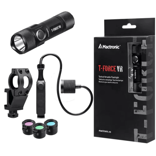 Ліхтар туристичний Ліхтар тактичний Mactronic T-Force VR (1000 Lm) Weapon Kit (THH0112): Дальність підсвічування, м 173
