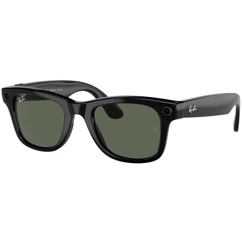 Смарт-окуляри Ray-Ban Meta Wayfarer Shiny Black / G-15 Green size L (RW4008 601/71 53-22) фото 5
