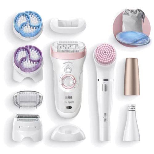 Эпилятор Braun Silk-epil 9 SkinSpa SensoSmart SES 9/975 BS: Массажная насадка Есть