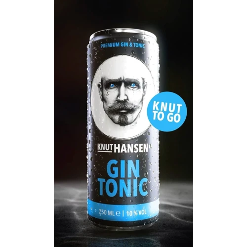 Напиток алкогольный газированный Knut Hansen Premium Gin & Tonic, 0.25л 10% (4262398470315): Объем, л 0.25