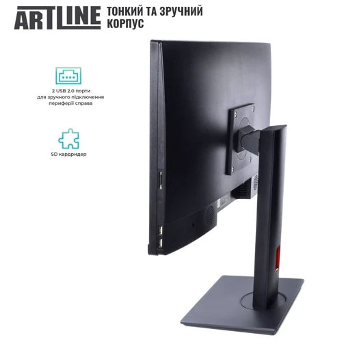 Моноблок ARTLINE Business G46 (G46v22): Процессор AMD Ryzen 5 5600G (3.9 - 4.4 ГГц) / 6 - ядерный