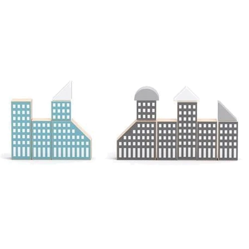 Деревянный конструктор Viga Toys PolarB Город 56 эл (44040) фото 5