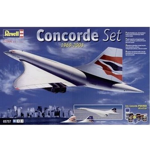 Revell (1:144) Подарочный набор с самолетом Concorde BA (05757): Производитель Revell
