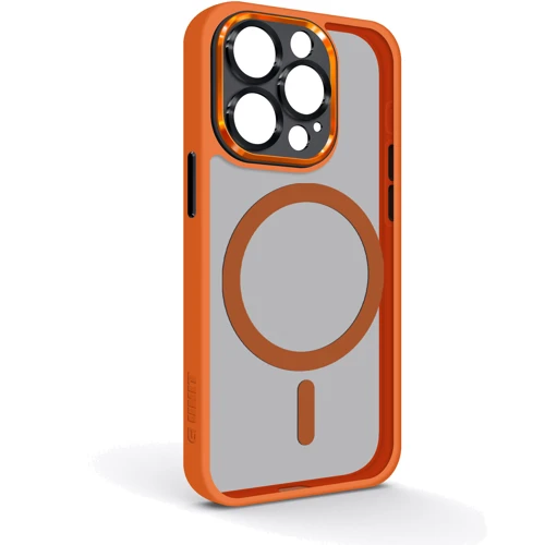 Чехол для iPhone ArmorStandart Unit Case Magsafe SE Orange Black for iPhone 15 Pro (ARM75371)