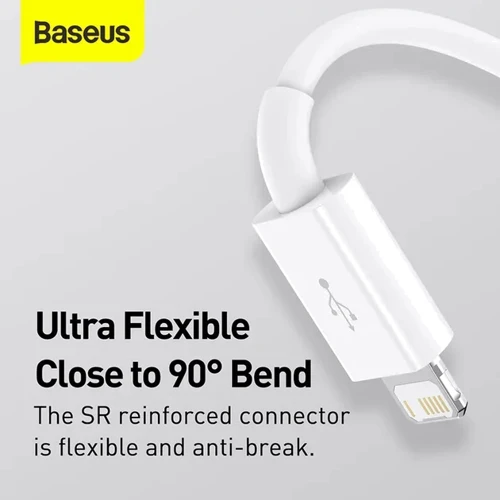 Кабель Baseus USB Cable to Micro USB/Lightning/Type-C Superior Series Fast Charging Data 3.5A 1m White (P10320105221-00) фото 3