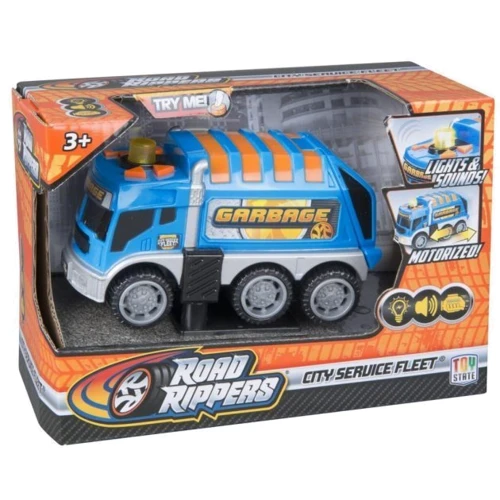 Спецтехніка Сміттєвоз Toy State Road Rippers зі світлом і звуком 13 см (33221)