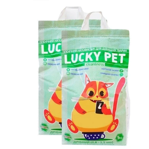 Наполнитель для кошачьего туалета Luсky Pet Бентонитовый мелкий 5 кг (4820224210100): Вид Глиняный
