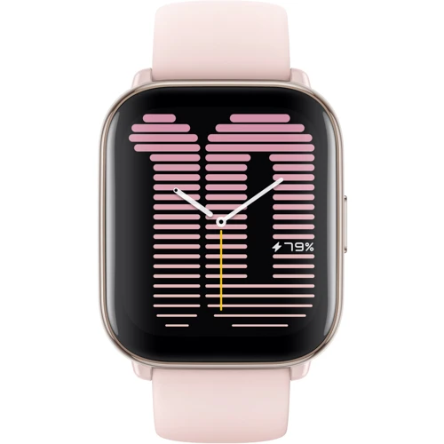 Смарт-часы Amazfit Active Petal Pink: Дисплей 1.75" AMOLED (390x450) / 341 ppi