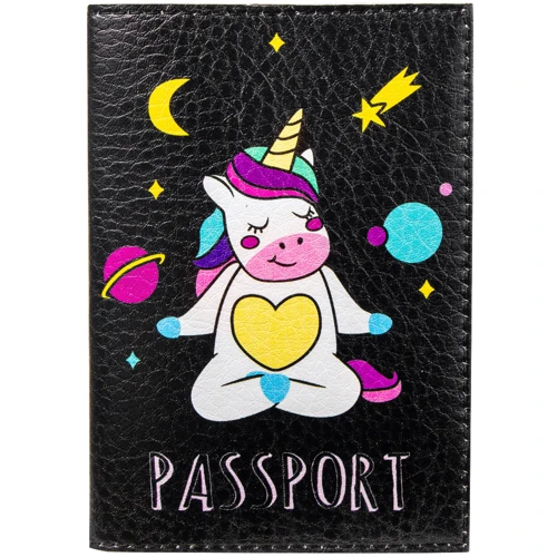 Жіноча обкладинка для документів Passporty чорна (KRIV222): Країна виробник Украина