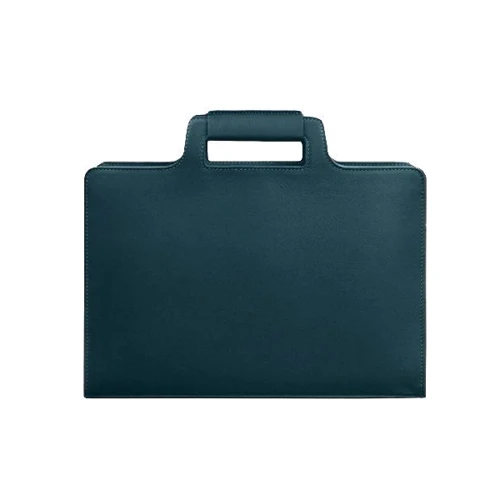 Жіноча конференц-сумка BlankNote зелена (BN-BAG-36-malachite): Фактура матова, Гладка