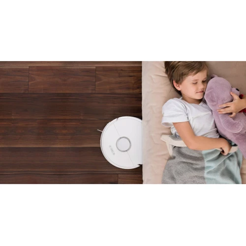 Робот уборщик RoboRock Vacuum Cleaner S6 White: Дополнительно Для маленькой квартиры, Для больших помещений, Две щетки, Циклонная система фильтрации, 2 в 1, Удале