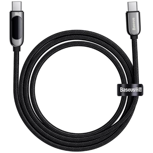 Кабель Baseus Cable USB-C to USB-C Display 100W 2m Black (CATSK-C01) фото 4