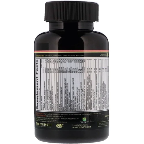 Optimum Nutrition Opti-Women 60 caps: Форма выпуска Капсулы