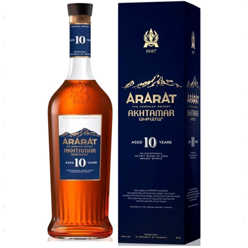 Бренді Ararat Akhtamar 10 years old 0.7л, 40%, gift box