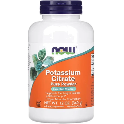 Now Foods Potassium Citrate 340 g (Калий цитрат)