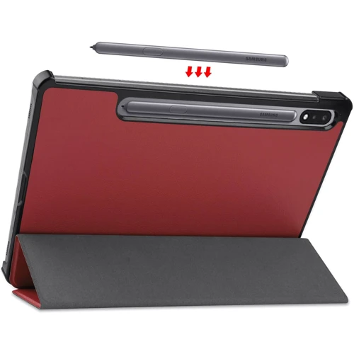 Аксессуар для планшетных ПК BeCover Smart Case Red Wine for Samsung X710 Galaxy Tab S9 / X510/X516B Galaxy Tab S9 FE (709893)