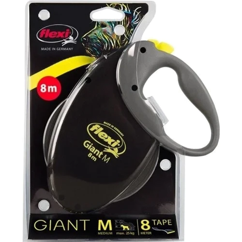 Поводок-рулетка Flexi Giant M лента 8 м до 25 кг черный (23808) фото 4