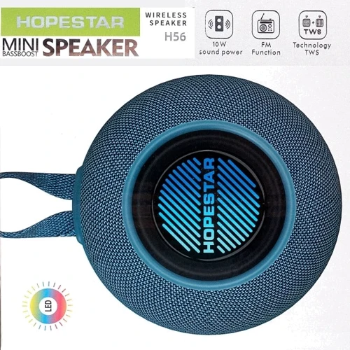 Акустика Hopestar H56 Blue: Тип портативная