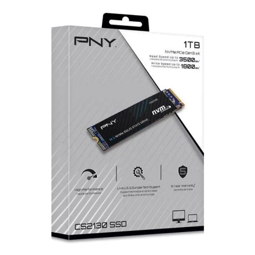 PNY CS2130 1TB (M280CS2130-1TB-RB): Тип накопителя внутренний