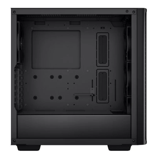 Корпус Deepcool CK560 Black (R-CK560-BKAAE4-G-1): Материал передней панели пластик и сталь
