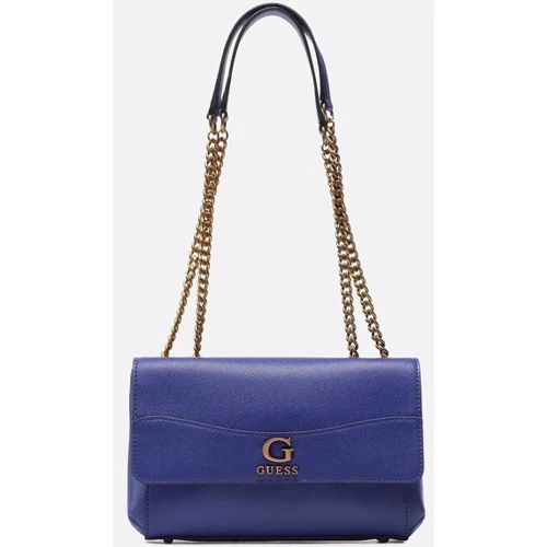 Женская сумка через плечо GUESS NELL CONVERTIBLE XBODY FLAP синяя (HWVB8678210-VIO)