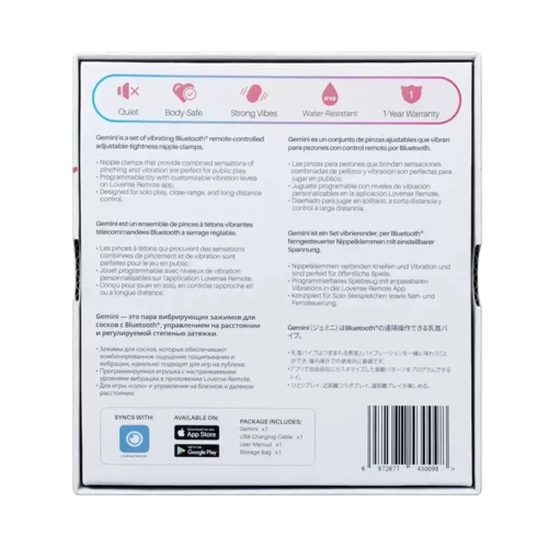 Смарт-вібратор для сосків Lovense Gemini