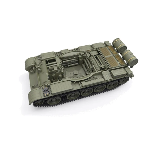 Збірна модель MiniArt Радянський середній танк Т-55А зразка 1965 р пізній з інтер'єром 1:35 (MA37022) фото 10