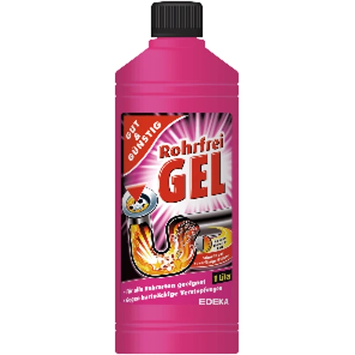 Бытовая химия Гель для очистки труб Rohrfrei Gel, 1л (WT2969)