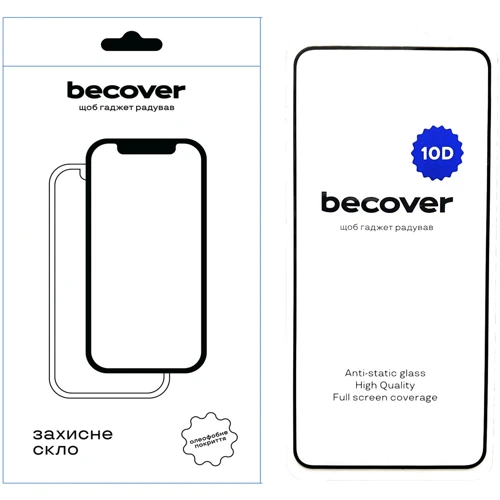 Аксессуар для смартфона BeCover Tempered Glass 10D Black for ZTE Blade A75 (712338): undefined undefined