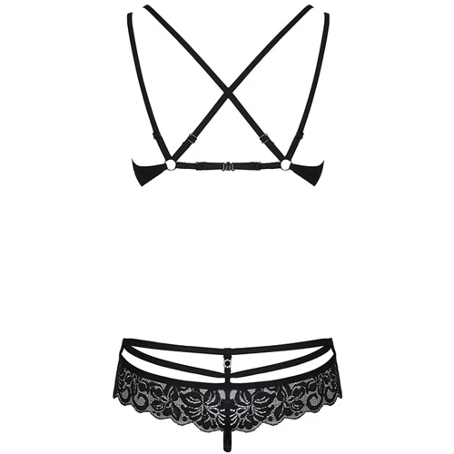 Комплект Obsessive 860-SET-3 set, черный, L/XL