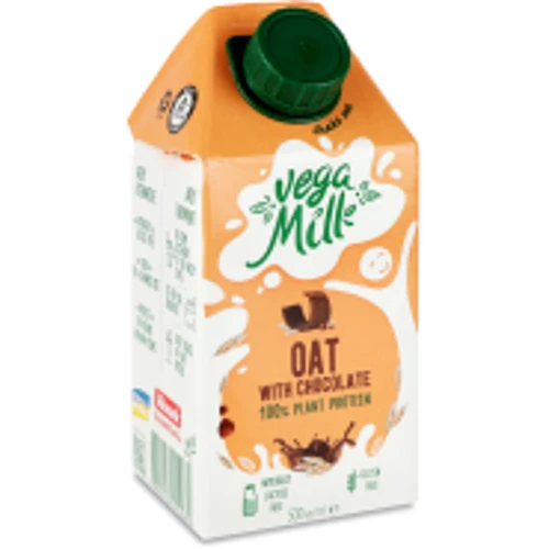 Напиток овсяный Vega Milk с какао Шоколадный 0.5 л т/п (4820016254930)