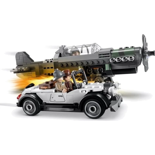 Конструктор Lego Indiana Jones Преследование на истребителе 387 деталей (77012): Количество деталей, шт. 387