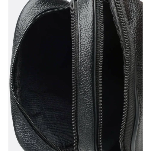 Мужская сумка через плечо Keizer черная (K1688-black): Пол Мужской