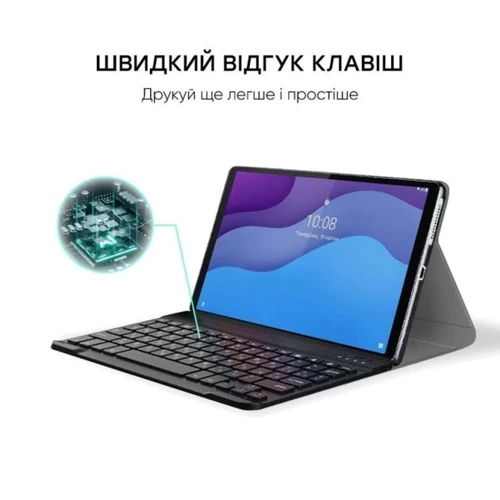 Аксесуар для планшетних ПК AIRON Premium Black for Lenovo Tab M10 HD 2nd Gen TB-X306F with Bluetooth keyboard (4822352781053) фото 4