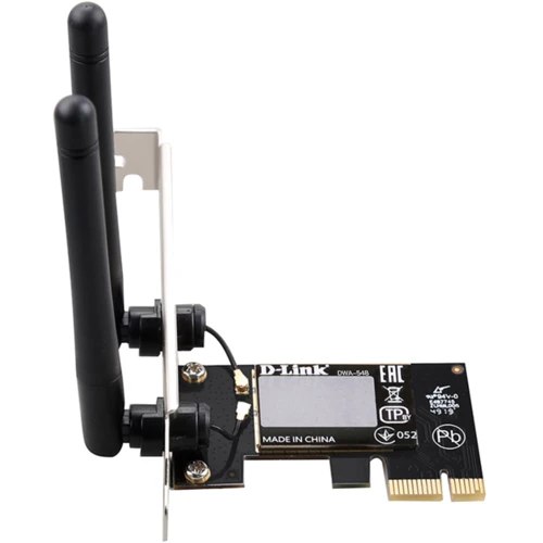 Адаптер Wi-Fi D-Link DWA-548: Тип адаптера PCI Express