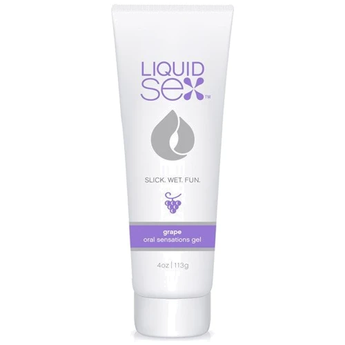 Оральный лубрикант со вкусом винограда Liquid Sex Oral Sex Gel, 113 мл