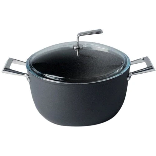 Каструля TVS Materia Induction 20 см 2.8 л чорна