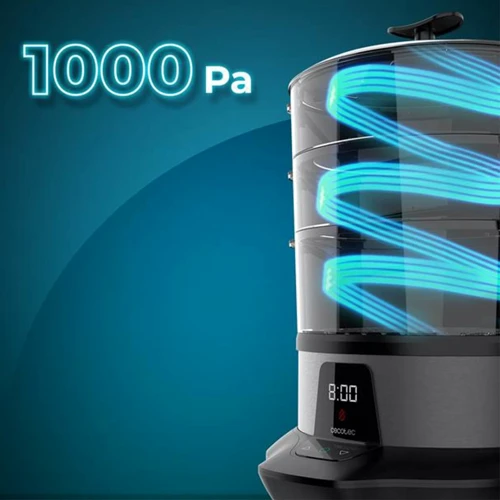 Пароварка CECOTEC Vapovita 3000 Pro (CCTC-03254): Количество чаш 3