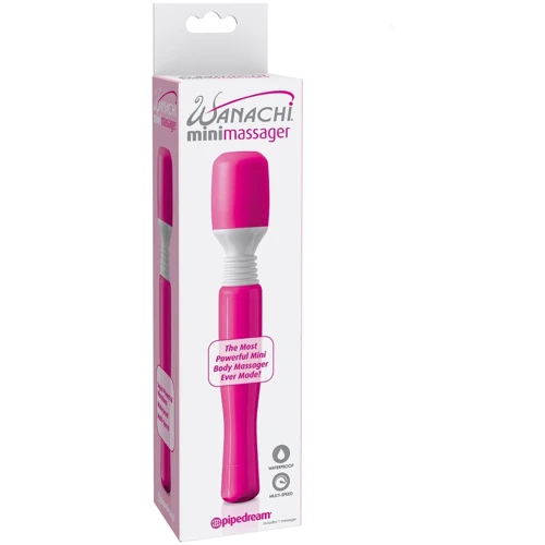 Вибромассажер Pipedream - Mini Wanachi Massager (розовый)