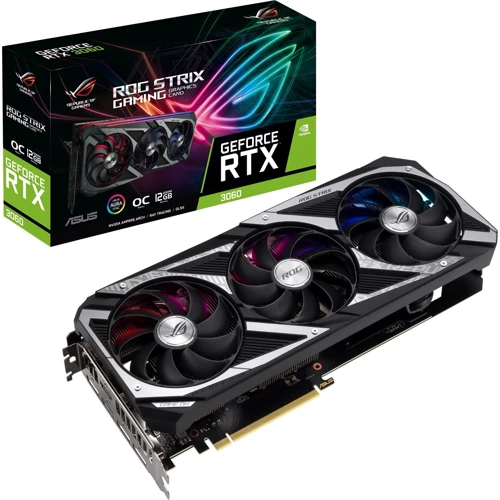 Видеокарта ASUS ROG Strix GeForce RTX 3060 OC Edition 12GB (ROG-STRIX-RTX3060-O12G-GAMING): Разрядность шины памяти, бит 192
