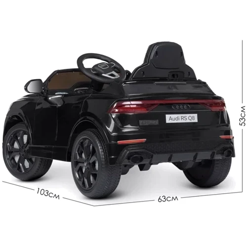 Детский электромобиль Bambi Racer Audi RS Q8 черный (M 4569EBLR-2): Рекомендуемый возраст от 3 лет до 8 лет