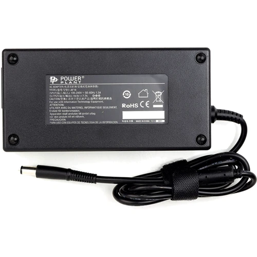 Зарядное устройство PowerPlant DELL 220V, 19.5V 150W 7.7A (7.4*5.0) (DL150G7450)
