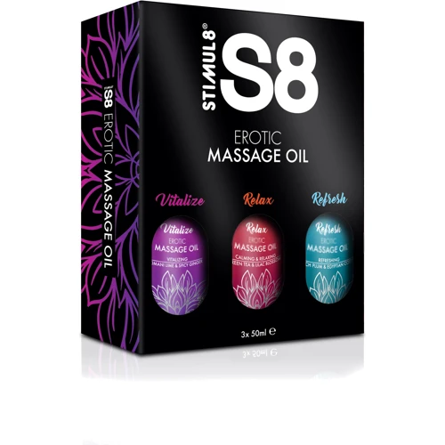 Набір масажних масел S8 Massage Oil Box, 3x 50 мл