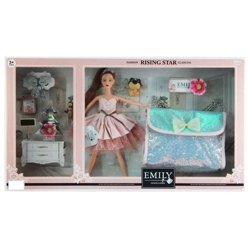 Кукла модница Emily с аксессуарами, высота 30 см (QJ 096)